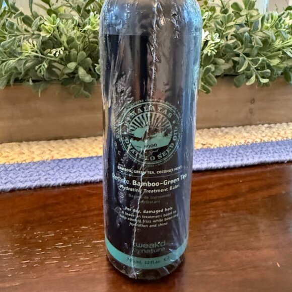 Tweak'd By Nature Dhatelo Bamboo Green Tea Hydrating Treatment Balm 12oz w/PUMP - Picture 2 of 4